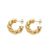 O1CN01nn8AWs25wjSo7zRHw_3529117591-0-cib.jpg Stainless Steel Rope Hoop Earrings 770233270668
