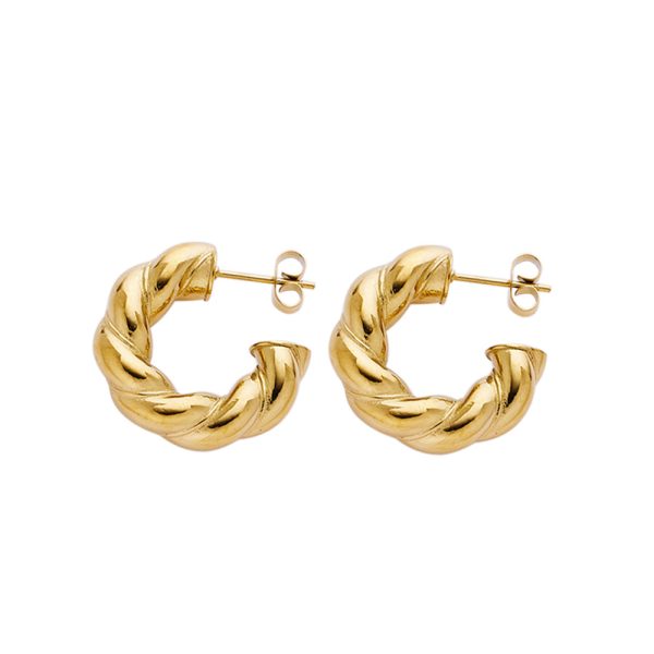 O1CN01nn8AWs25wjSo7zRHw_3529117591-0-cib.jpg Stainless Steel Rope Hoop Earrings 770233270668