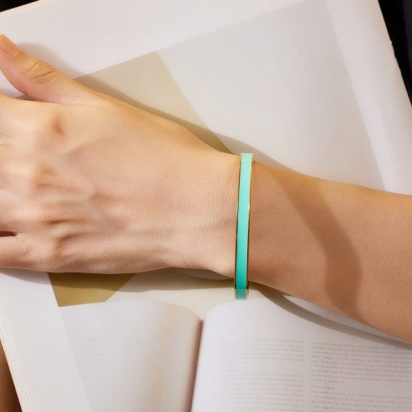 O1CN01nzQflz25wjO0IraGK_3529117591-0-cib.jpg Stainless Steel Enamel Open Bangle 726445078386
