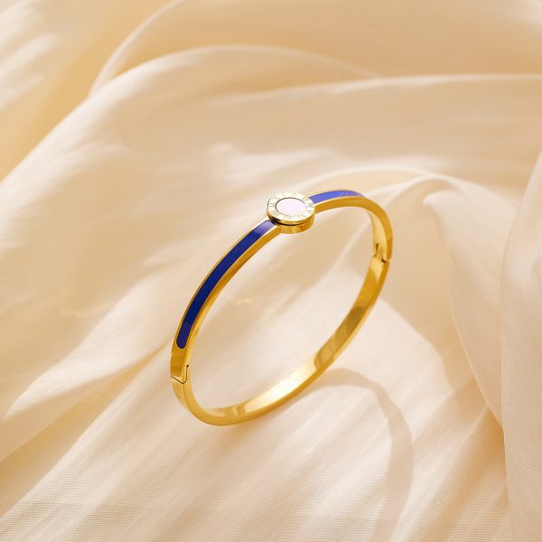 O1CN01oAxyDg25wjNyKL2TO_3529117591-0-cib.jpg Stainless Steel Bead Clasp Bangle 724475577600
