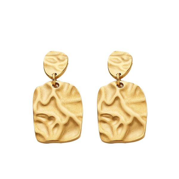 O1CN01oAzWbd25wjZ8E412u_3529117591-0-cib.jpg Stainless Steel Textured Stud Earrings 878929302730