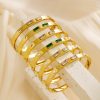 O1CN01oJ3enr25wjPoTbPfC_3529117591-0-cib.jpg Stainless Steel Screw Zirconia Bangle 740186299752