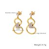 O1CN01oJ6nfI25wjbq2879o_3529117591-0-cib.jpg Stainless Steel Disc Drop Earrings 750654442128