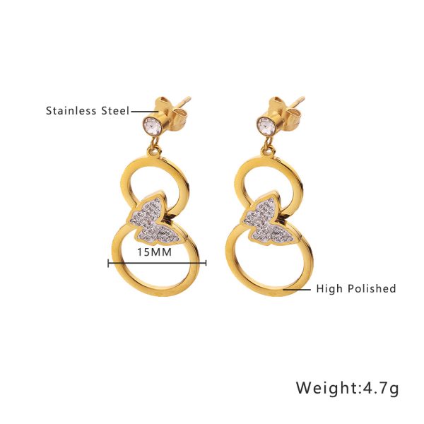 O1CN01oJ6nfI25wjbq2879o_3529117591-0-cib.jpg Stainless Steel Disc Drop Earrings 750654442128