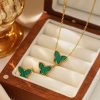 O1CN01oQrg4T25wjVCOPu1d_3529117591-0-cib.jpg Stainless Steel Mother of Pearl Butterfly Necklace 809206192576