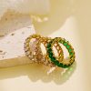 Stainless Steel Zirconia Eternity Ring 1053224197331