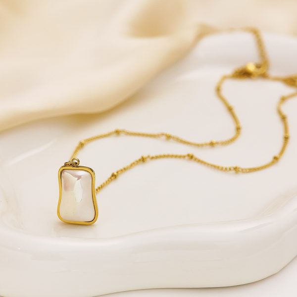 O1CN01olaAOJ25wjVFZqrhB_3529117591-0-cib.jpg Stainless Steel Mother of Pearl Necklace 809531176538