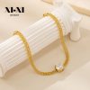 O1CN01ouWj3125wjbl8XZDp_3529117591-0-cib.jpg Stainless Steel Zirconia Bead Bracelet 939627980709