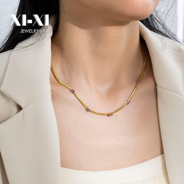 O1CN01oyn6gi25wjbuQXjpL_3529117591-0-cib.jpg Stainless Steel Zirconia Square Necklace 894475463162