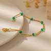 O1CN01pFvtV925wjZas66AZ_3529117591-0-cib.jpg Stainless Steel Crystal Bead Bracelet 894378362473