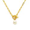 O1CN01pJoIwx25wjZXCRhBt_3529117591-0-cib.jpg Stainless Steel Pearl Necklace 893399851275