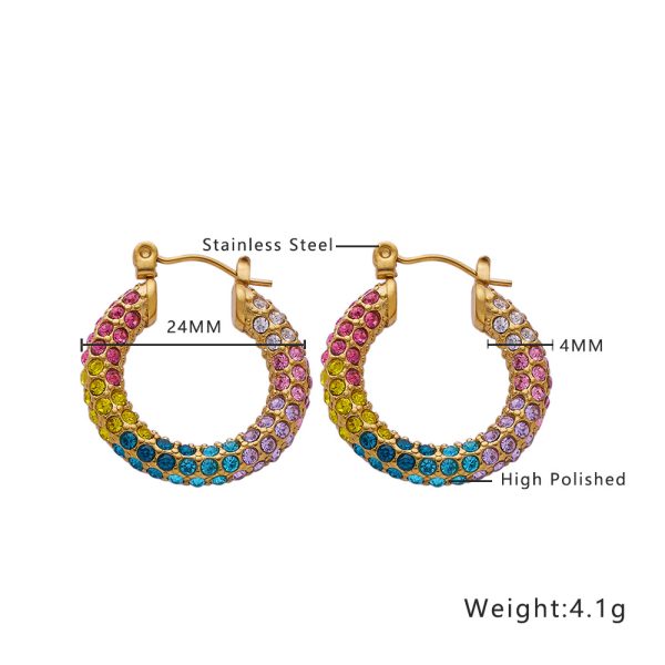 O1CN01pOgE6K25wjO1cpusR_3529117591-0-cib-3.jpg Stainless Steel Rhinestone Crescent Earrings 724369464612