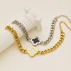 O1CN01pZnZad25wjbwpvmX7_3529117591-0-cib.jpg Stainless Steel Clover Shell Bracelet 955766597487