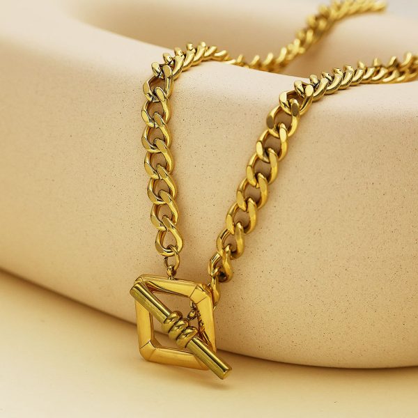 O1CN01pbMxzF25wjW7RZahy_3529117591-0-cib.jpg Stainless Steel OT Buckle Necklace 825554985960