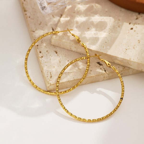 O1CN01pmgOWa25wjTzLiFbj_3529117591-0-cib.jpg Stainless Steel Large Hoop Earrings 783219856886