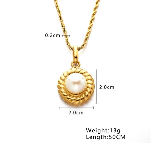 O1CN01pq7uWG25wjUTjrbCq_3529117591-0-cib.jpg Stainless Steel Pearl Necklace 794374624236