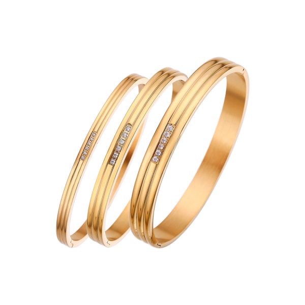 O1CN01puMDS725wjHXgaQLg_3529117591-0-cib.jpg Stainless Steel Rhinestone Bangle 671581955909