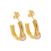 O1CN01pz1YWs25wjNy5GFoD_3529117591-0-cib.jpg Stainless Steel Zirconia Twist Hoop Earrings 724406200389