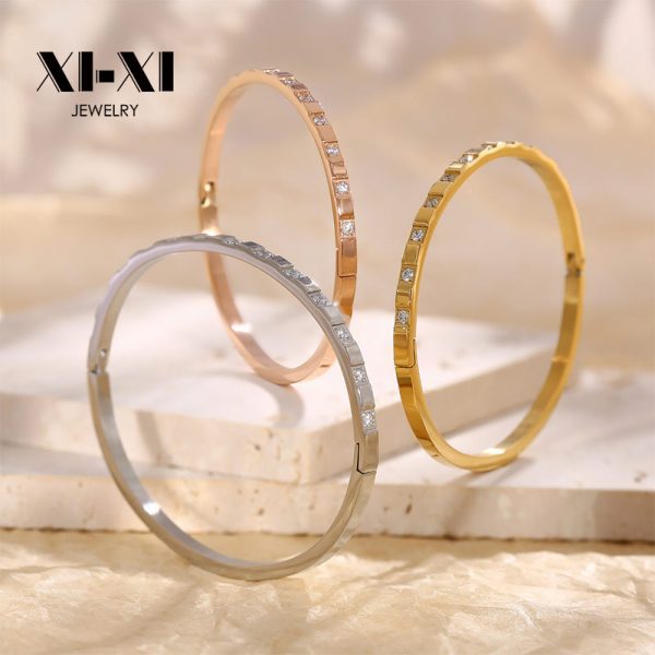 O1CN01q9JihA25wjblEqb9o_3529117591-0-cib.jpg Stainless Steel Rhombus Bangle 656801145338