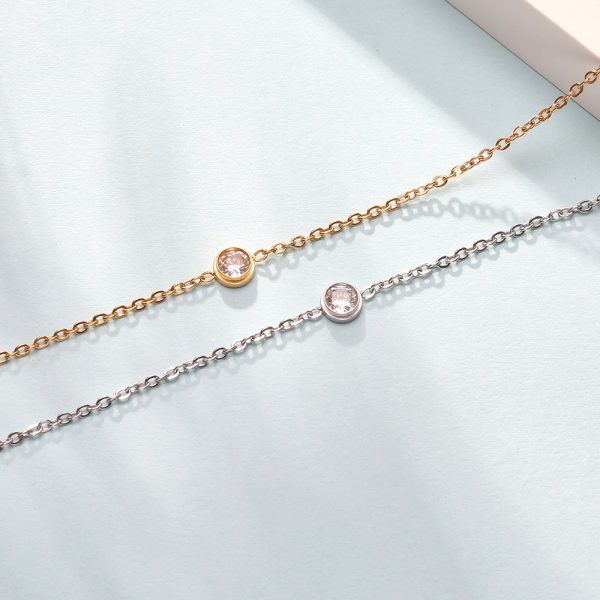 O1CN01qDDw5i25wjVuyAnNN_3529117591-0-cib.jpg Stainless Steel Zirconia Chain Bracelet 648459643693