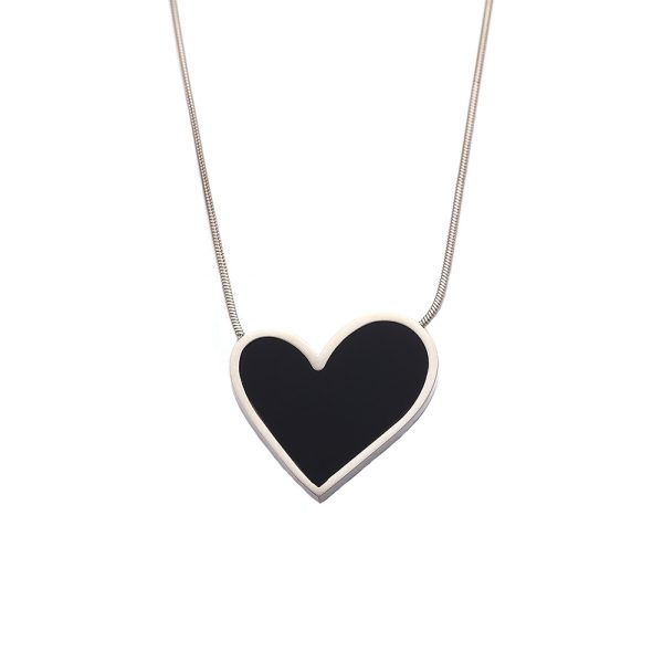 O1CN01qPb8Rv25wjW0ZIvOG_3529117591-0-cib.jpg Stainless Steel Mother of Pearl Heart Necklace 823925135061