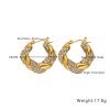 O1CN01qQx4Nl25wjbrIipJX_3529117591-0-cib.jpg Stainless Steel Teardrop Twist Earrings 735568471212