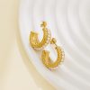 O1CN01qRSfjo25wjO1eUQe8_3529117591-0-cib.jpg Stainless Steel Pearl Twist Hoop Earrings 724607629620