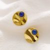 O1CN01qkRNO525wjRd4vzl2_3529117591-0-cib.jpg Stainless Steel Clover Shell Earrings 756940769071