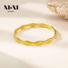O1CN01qlm2DP25wjcV4kAXB_3529117591-0-cib.jpg Stainless Steel Bamboo Rhinestone Bangle 968260176655