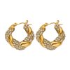 O1CN01qsAnbw25wjbq5c5og_3529117591-0-cib.jpg Stainless Steel Teardrop Twist Earrings 735568471212