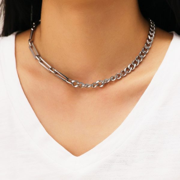 O1CN01r9Tr6l25wjW9yd7a1_3529117591-0-cib.jpg Stainless Steel Cuban Chain Necklace 825699256333