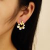 O1CN01rDMzRJ25wjRhVF7Dw_3529117591-0-cib.jpg Stainless Steel Pearl Hoop Earrings 756784087822