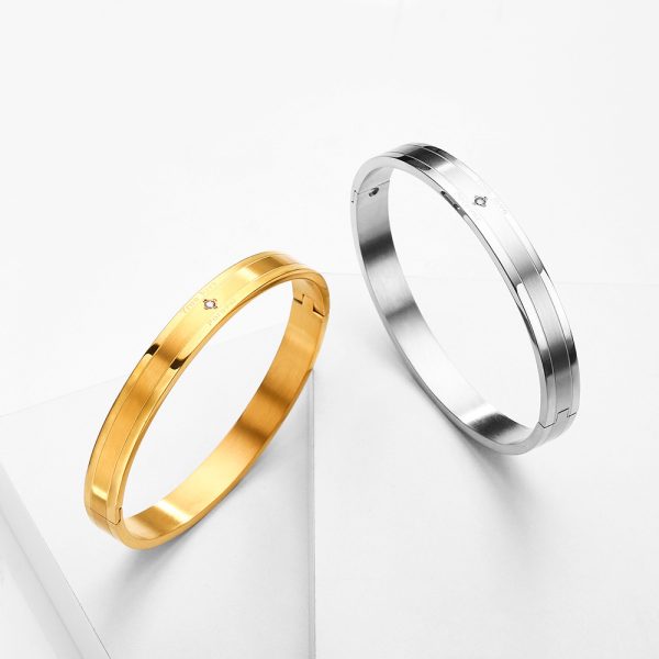 O1CN01rELT6X25wjb3TaIRC_3529117591-0-cib.jpg Stainless Steel Smooth Bangle 933911502693