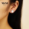 O1CN01rVRehy25wjbr1U4gI_3529117591-0-cib.jpg Stainless Steel Clover Shell Earrings 756940769071