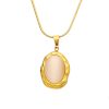 O1CN01rYKZfh25wjVB4ClLf_3529117591-0-cib.jpg Stainless Steel Cat's Eye Oval Necklace 809855920992