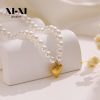 O1CN01rv2vZP25wjbuGyF3h_3529117591-0-cib.jpg Stainless Steel Pearl Heart Necklace 809918922800