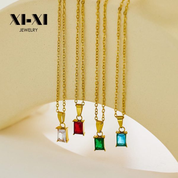 O1CN01rwtjIw25wjbuLlZx8_3529117591-0-cib.jpg Stainless Steel Baguette Zirconia Necklace 747200380696