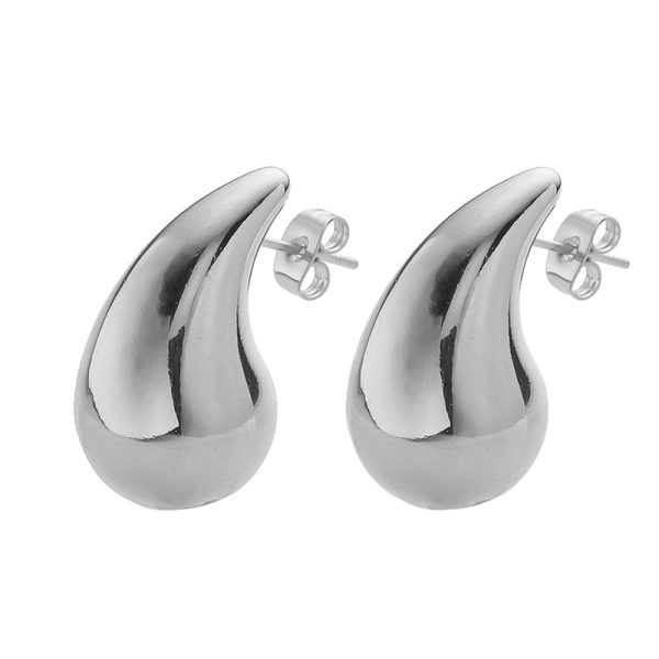 O1CN01sQnW2u25wjTIo751L_3529117591-0-cib.jpg Stainless Steel Teardrop Huggie Earrings 776029681804