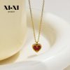 O1CN01sRtcoP25wjbuUwxAs_3529117591-0-cib.jpg Stainless Steel Mother of Pearl Heart Necklace 822606814248
