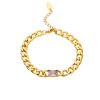 O1CN01sSDsui25wjNxCkHED_3529117591-0-cib.jpg Stainless Steel Rhinestone Cuban Bracelet 725258634992