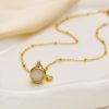 O1CN01sXjnUb25wjVZ5jWIt_3529117591-0-cib.jpg Stainless Steel Rhinestone Cat's Eye Necklace 816012303662