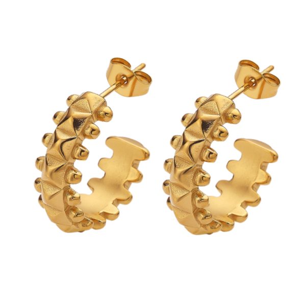 O1CN01sYSwAx25wjSKgzJ4W_3529117591-0-cib.jpg Stainless Steel Mini Twist Earrings 764636798887