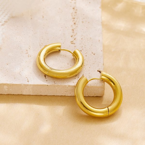 O1CN01sZ3k3525wjSoAe3BN_3529117591-0-cib.jpg Stainless Steel Classic Hoop Earrings 770256759447