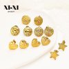 O1CN01srPMBS25wjbuMfd2a_3529117591-0-cib.jpg Stainless Steel Heart Star Earrings 805513496457