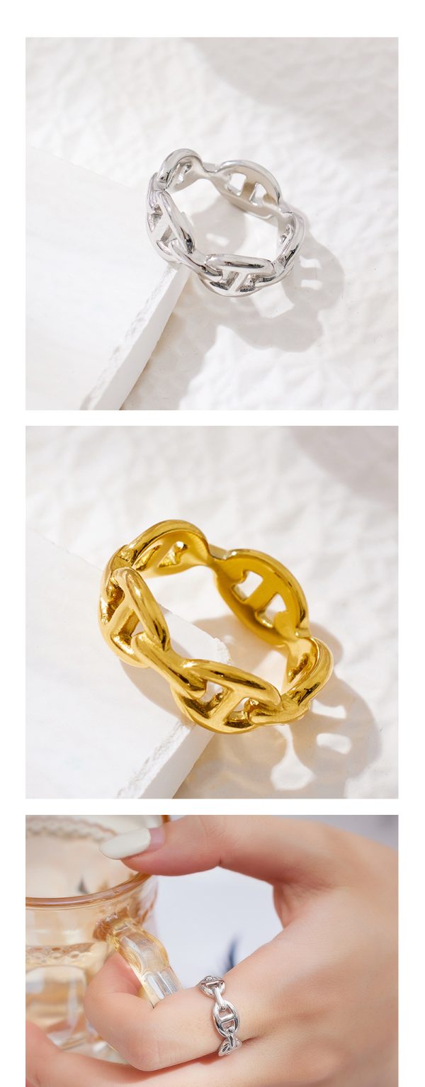 O1CN01st3kMl25wjJ8WuGSS_3529117591-0-cib.jpg Stainless Steel Snaffle Chain Ring 682028690797