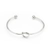 O1CN01tVE1EI25wjbbpBeWb_3529117591-0-cib.jpg Stainless Steel Knot Open Bangle 948808921290