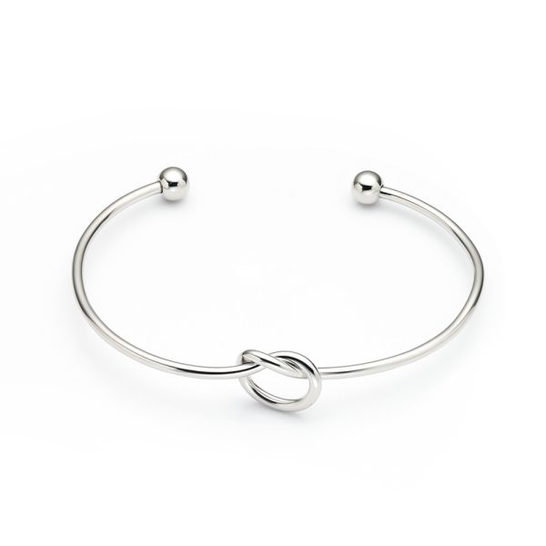 O1CN01tVE1EI25wjbbpBeWb_3529117591-0-cib.jpg Stainless Steel Knot Open Bangle 948808921290