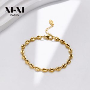 Stainless Steel Snaffle Chain Bracelet 647340660636