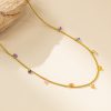 O1CN01tXrsGj25wjbIGDvDu_3529117591-0-cib.jpg Stainless Steel Glass Teardrop Necklace 944315572598