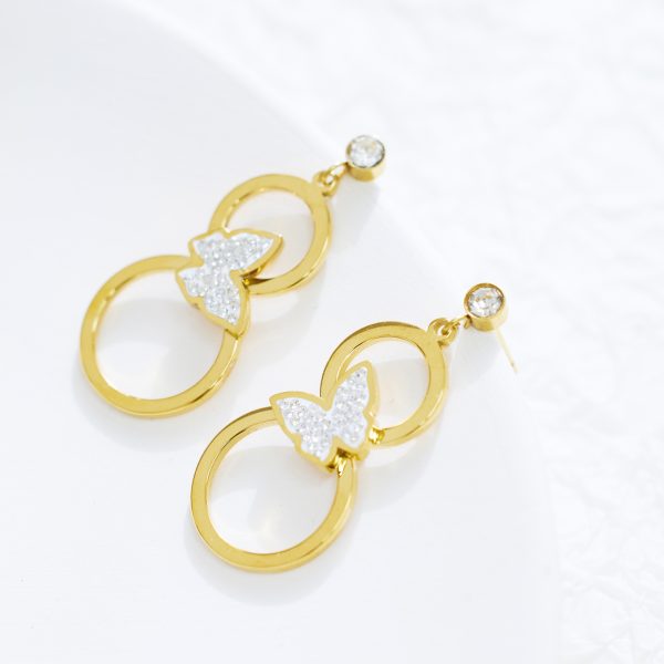 O1CN01tXxfah25wjR7PDE2Y_3529117591-0-cib.jpg Stainless Steel Disc Drop Earrings 750654442128